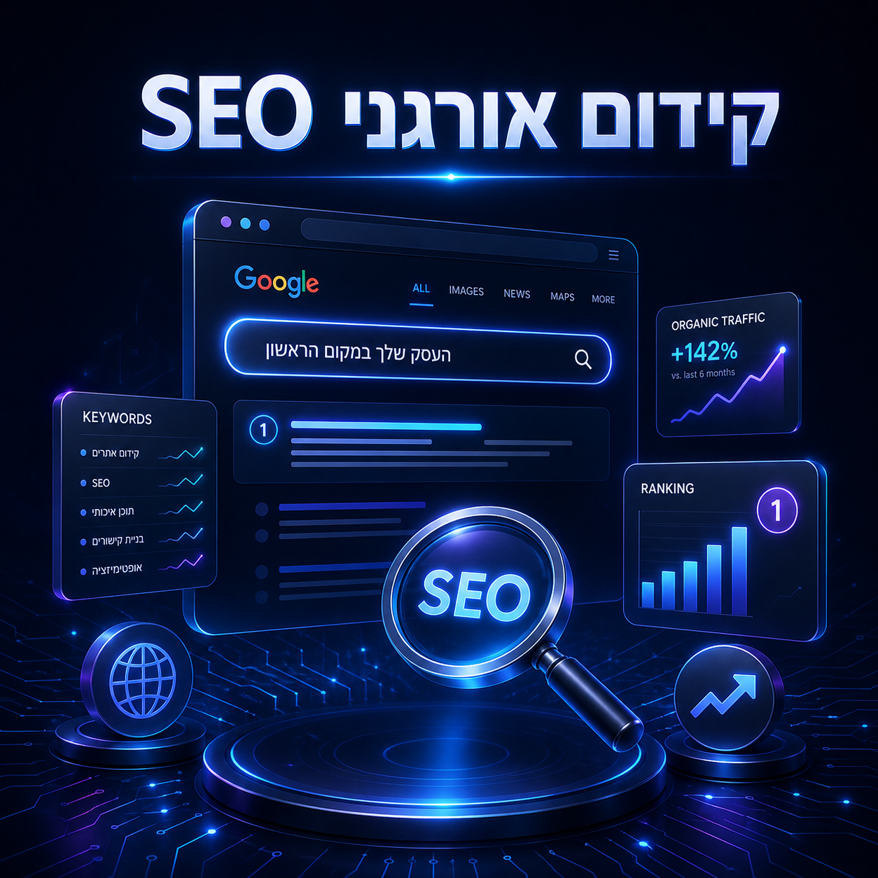 חבילת קידום אורגני (SEO) בסיסית – הצעדים הראשונים לראש תוצאות החיפוש